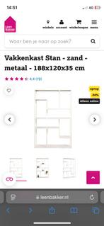 Nieuwe Vakkenkast Stan Leen Bakker - Niet meer online!, Ophalen, Met plank(en), 100 tot 150 cm, Nieuw