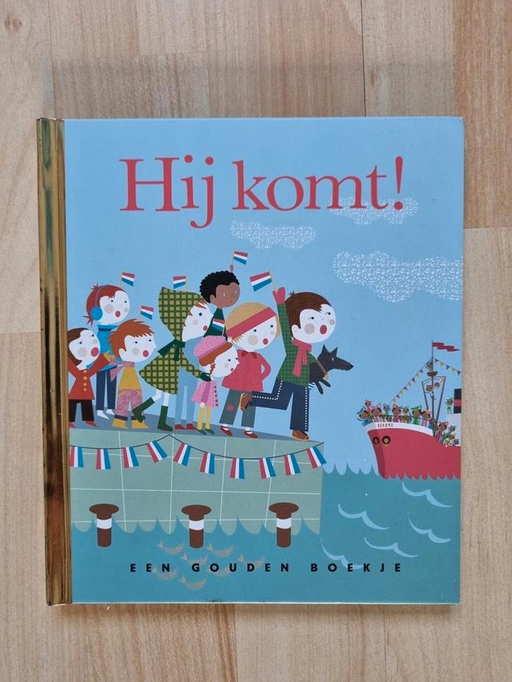 Sinterklaas Gouden boekje - Hij komt!, Boeken, Kinderboeken | Kleuters, Zo goed als nieuw, Fictie algemeen, Gouden boekje, Ophalen of Verzenden