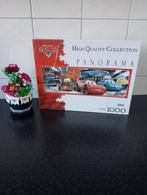 Disney Pixar Cars Puzzel Panorama. ( Nieuw In Verpakking )., Ophalen of Verzenden, 500 t/m 1500 stukjes, Nieuw, Legpuzzel