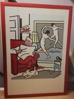 Roy Lichtenstein Zeefdruk Tintin Reading, Boeken, Stripboeken, Ophalen of Verzenden, Zo goed als nieuw