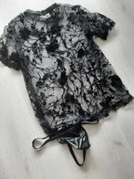 Lederlook String & Shirt Setje - Nieuw!, Kleding | Heren, Ondergoed, Ophalen of Verzenden