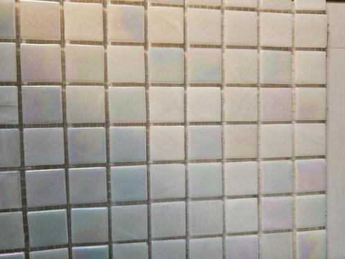 Mozaiktegel glas parelmoer glanzend, Doe-het-zelf en Verbouw, Tegels, Nieuw, Overige typen, Overige materialen, 20 tot 40 cm, 20 tot 40 cm