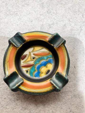 Art Deco asbakje – Gouda PZH plateel, 1926, gesigneerd beschikbaar voor biedingen
