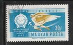 Hongarije 1962 - Luchtvaart, Ophalen of Verzenden, Gestempeld