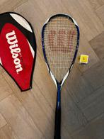 Squash racket Wilson, Sport en Fitness, Squash, Ophalen of Verzenden, Zo goed als nieuw, Racket, Met hoes