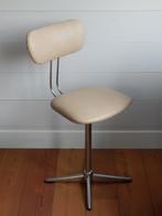 Set, 4 atelier/ design/ vintage stoelen, verstelbaar, Huis en Inrichting, Stoelen, Ophalen, Overige kleuren, Leer, Vier