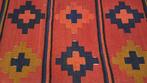 Shahsevan loper kelim 350 x 132/kleed/Perzisch tapijt/kussen, 100 tot 150 cm, Ophalen of Verzenden, Rechthoekig, Rood