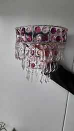 2 'diamanten' meidenhanglampen, Ophalen of Verzenden, Zo goed als nieuw, Lamp