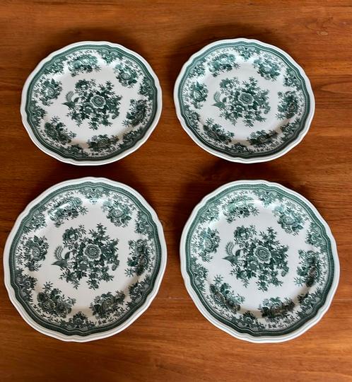 4 Villeroy & Boch Fasan dinerborden groen, Huis en Inrichting, Keuken | Servies, Zo goed als nieuw, Bord(en), Overige stijlen