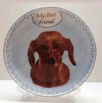 WANDBORD TECKEL SWEET LAKE COLLECTION 2010 NEW BONE CHINA, Verzenden, Nieuw, Porselein, Bord of Schaal