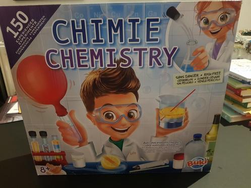 Box met scheikunde proefjes, Hobby en Vrije tijd, Gezelschapsspellen | Overige, Zo goed als nieuw, Ophalen of Verzenden