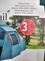Spiksplinternieuwe tent Rock Trail, Caravans en Kamperen, Nieuw, Tot en met 4