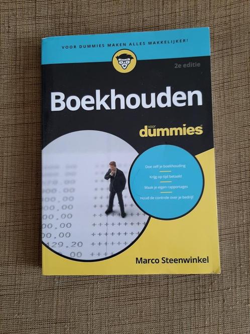 Marco Steenwinkel - Boekhouden voor Dummies, Boeken, Economie, Management en Marketing, Zo goed als nieuw, Ophalen of Verzenden