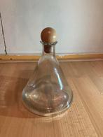 Leuke erlenmeyer met houten dop, Ophalen of Verzenden, Zo goed als nieuw