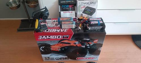 Jambo xp6s compleet zie advertentie, Hobby en Vrije tijd, Modelbouw | Radiografisch | Auto's, Zo goed als nieuw, Elektro, Ophalen