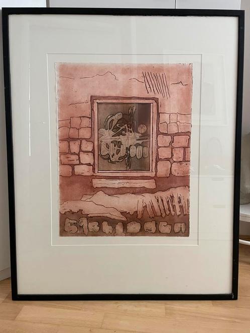 Jan Montyn - ets, Vallée de Merveille, Antiek en Kunst, Kunst | Etsen en Gravures, Ophalen