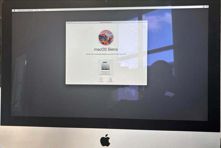 Apple iMac OS X Yosemite, Computers en Software, Apple Desktops, Gebruikt, iMac, Onbekend, 3 tot 4 Ghz, 8 GB, Ophalen