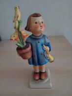 Lief Hummel Meisje met Bloemen en Vogel, Ophalen of Verzenden