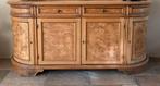 Antiek dressoir | wortelnotenhout | halfronde deurtjes, Ophalen, Zo goed als nieuw, 25 tot 50 cm, 50 tot 100 cm