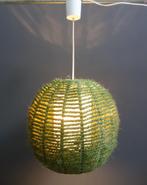 70 jaren hang bol touw lamp gewikkeld groen dik touw, Minder dan 50 cm, Overige materialen, Gebruikt, Vintage