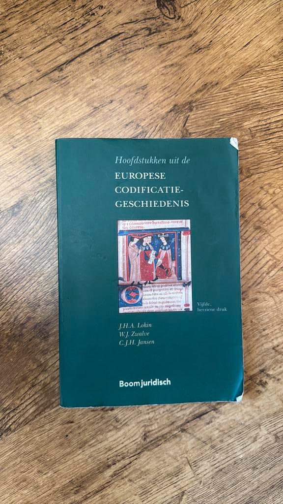 Hoofdstukken uit de Europese Codificatiegeschiedenis, Boeken, Wetenschap, Gelezen, Ophalen of Verzenden