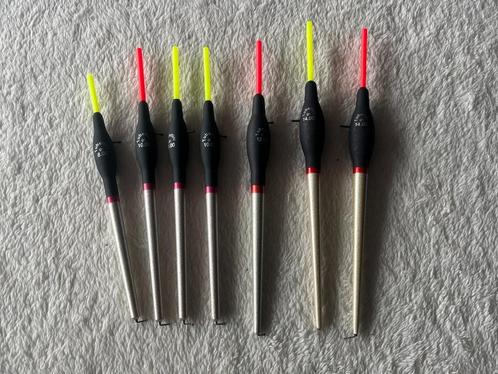 adv 196 / €7,00 NIEUW set 7 dobbers TUBERTINI, Watersport en Boten, Hengelsport | Algemeen, Nieuw, Dobber of Lood, Ophalen of Verzenden