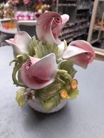 Groot porseleinen bloem stuk, Antiek en Kunst, Antiek | Porselein, Ophalen of Verzenden