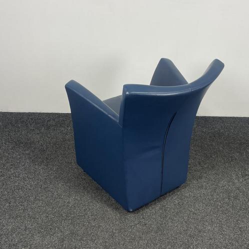 Montis Sting Blauwe Fauteuil - Licht Beschadigd, Huis en Inrichting, Fauteuils, Gebruikt, 50 tot 75 cm, 75 tot 100 cm, Ophalen