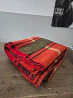 Prachtige vintage wollen deken., Wit, Overige typen, Tweepersoons, Ophalen of Verzenden