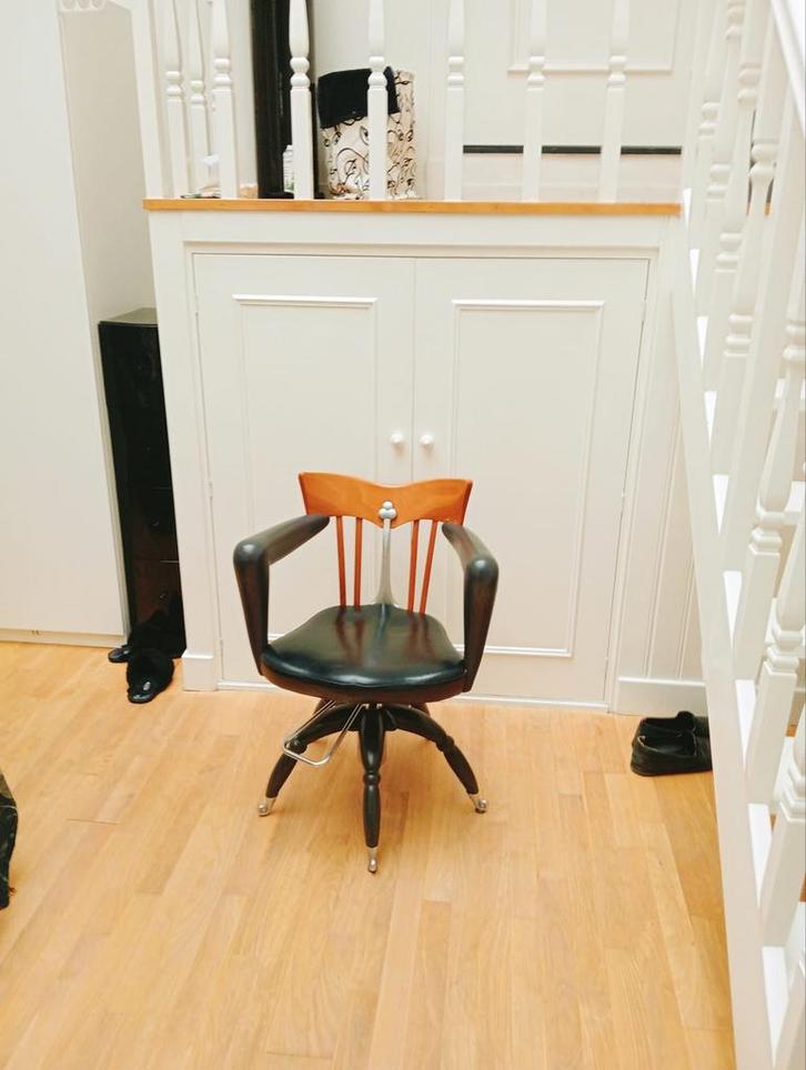 Vintage Design Stoel van Borek Sipek!, Huis en Inrichting, Bureaustoelen, Gebruikt, Bureaustoel, Zwart, Ophalen