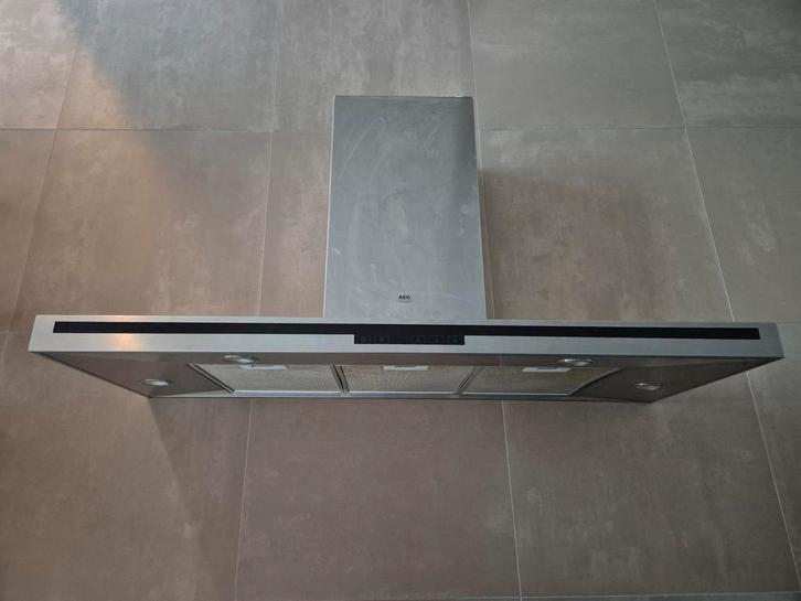 Afzuigkap AEG, Witgoed en Apparatuur, Afzuigkappen, Gebruikt, Vrijstaand, Motor, Ophalen