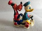 Vintage Donald Duck en Goofy in Kart Marx Toys 1950s, Ophalen of Verzenden, Donald Duck, Gebruikt, Beeldje of Figuurtje