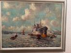 Evert Moll Havenschilderij - Klassiek Werk Schoongemaakt, Ophalen