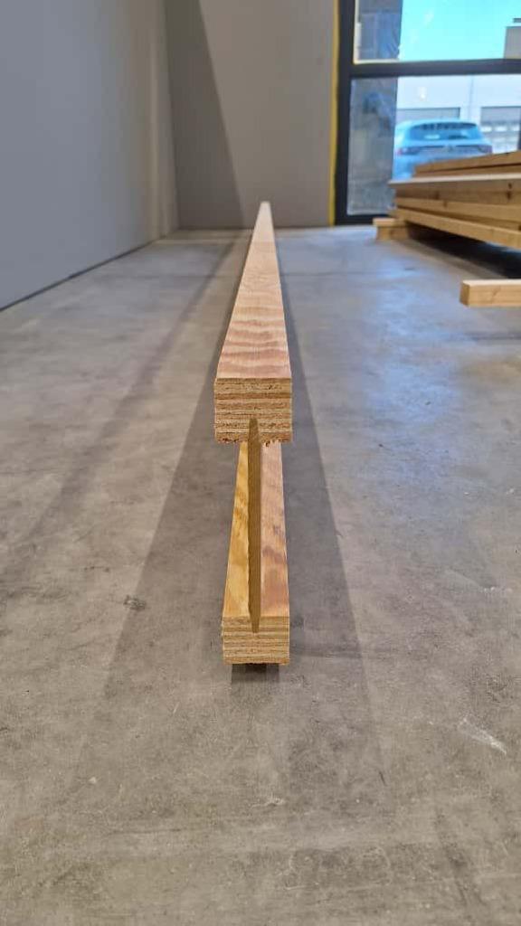 Partij Steico balken I liggers !!, Doe-het-zelf en Verbouw, Hout en Planken, Nieuw, Balk, Overige houtsoorten, 300 cm of meer