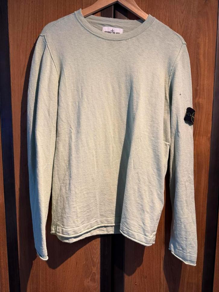 Stone Island trui bijna nieuw maat L, Kleding | Dames, Truien en Vesten, Zo goed als nieuw, Maat 42/44 (L), Blauw, Ophalen of Verzenden