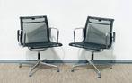 Paar van Vitra Eames Vintage armstoelen, Verzenden, Metaal, Vintage Design, Twee