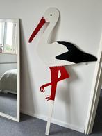 Geboortebord ooievaar, Kinderen en Baby's, Ophalen, Zo goed als nieuw