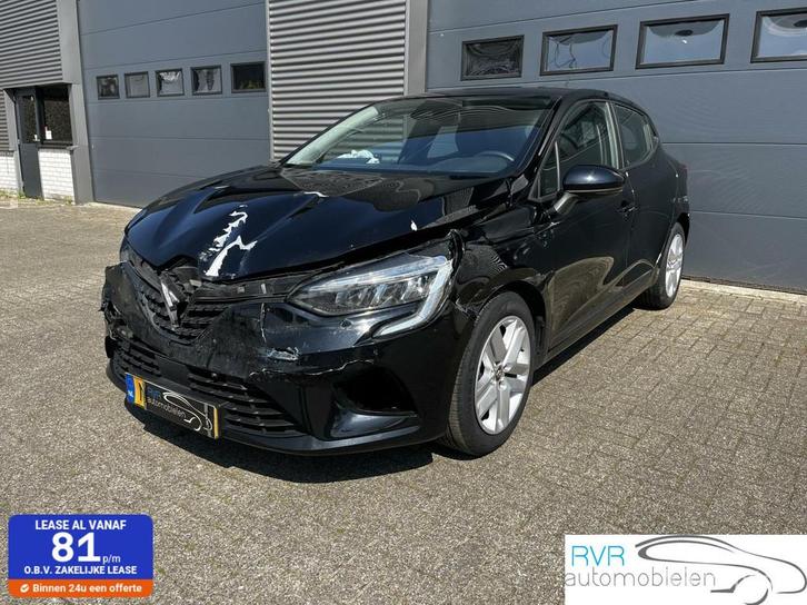 Renault Clio 1.0 TCe Zen SCHADE, Auto's, Renault, Bedrijf, Te koop, Clio, ABS, Airbags, Airconditioning, Alarm, Android Auto, Apple Carplay
