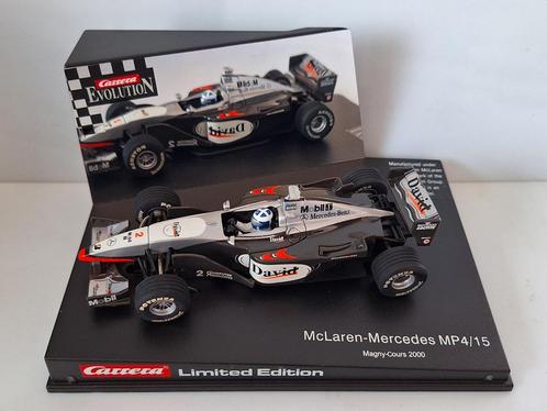 Carrera Evolution Mc-Laren Mercedes D.Coulthard Limited Ref, Kinderen en Baby's, Speelgoed | Racebanen, Nieuw, Racebaan, Elektrisch