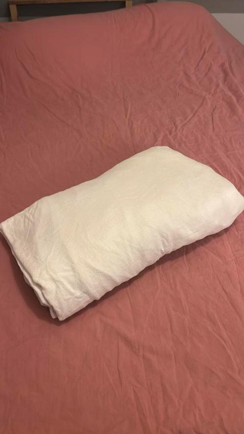 Molton split topper 180x200cm, Huis en Inrichting, Slaapkamer | Beddengoed, Zo goed als nieuw, Tweepersoons, Wit, Ophalen of Verzenden