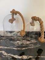 Stolp cloche glas glazen touw stoer raw robuust, Nieuw, Ophalen of Verzenden