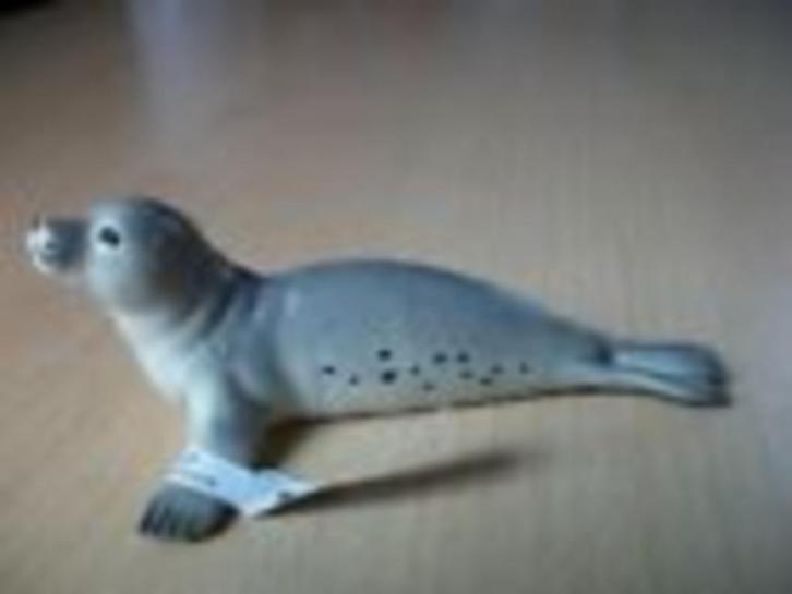 Schleich 17032 zeehond, dierfiguur, Verzamelen, Dierenverzamelingen, Zo goed als nieuw, Beeldje of Figuurtje, Overige soorten