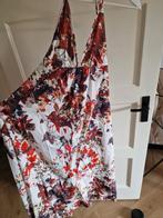 Maxijurk met Herfstachtige Bloemenprint - Zomerklaar!, Ophalen of Verzenden, Zo goed als nieuw, Maat 36 (S), Rood