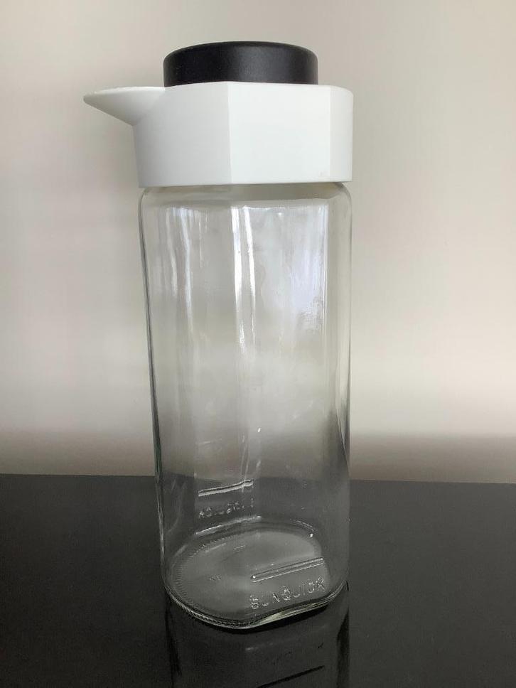 Retro Sunquick sapfles-sapkan van glas en kunststof '80, Verzamelen, Retro, Huis en Inrichting, Ophalen of Verzenden