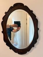 Mooie antieke geslepen spiegel, Ophalen, Ovaal, 50 tot 100 cm, Minder dan 100 cm