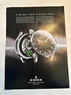 Edox watches horloge advertentie 2011, Ophalen of Verzenden