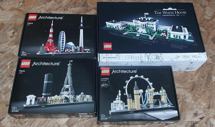 lego architecture, London, Tokyo, Paris, Witte huis - NIEUW, Kinderen en Baby's, Speelgoed | Duplo en Lego, Nieuw, Lego, Complete set