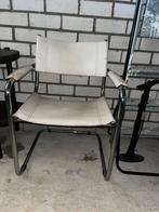 Stoel, Huis en Inrichting, Stoelen, Ophalen, Gebruikt, Wit, Leer