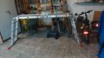 Aluminium Ladder / Trap - Opvouwbaar, Doe-het-zelf en Verbouw, Ladders en Trappen, Ophalen of Verzenden, Zo goed als nieuw
