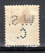 DANMARK : 1882 : Perfin &@  W. S. C.  @& on Y.34., Ophalen of Verzenden, Denemarken, Gestempeld